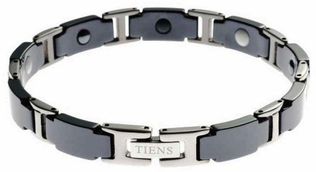 Титановый магнитный браслет для мужчин (Black) Тяньши 
